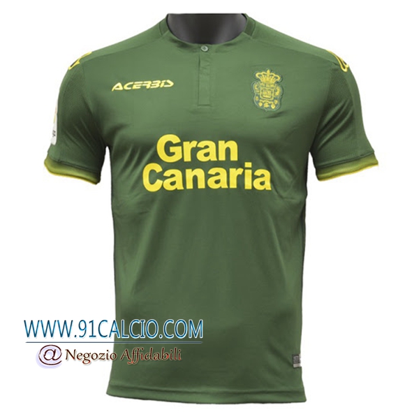 Gara Maglia UD Las Palmas per Uomo Seconda 2018 2019 Army Green