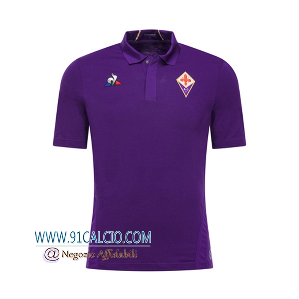 Gara Maglia ACF Fiorentina per Uomo Prima 2018 2019 Porpora