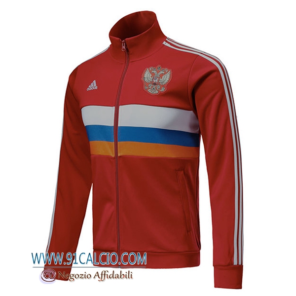 Giacca Calcio Russia Rosso 2018 2019 Giacca Calcio Russia Rosso 2018 2019