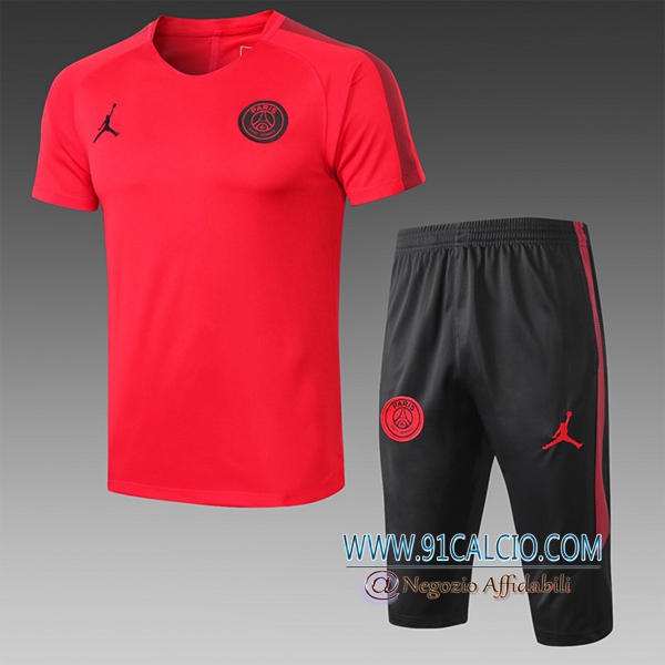 t shirt jordan rosso