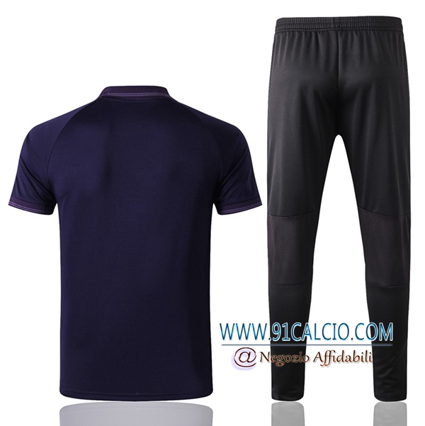 Kit Maglia Polo Juventus Pantaloni Porpora 2019 2020 | 91calcio