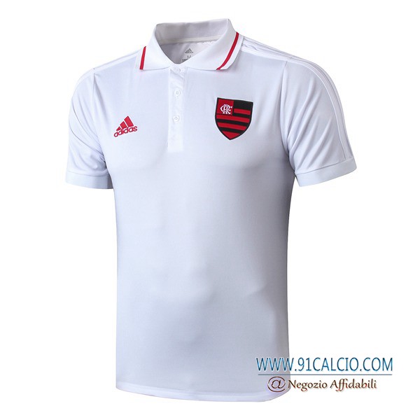 Maglia Polo Flamengo Bianco 2019 2020