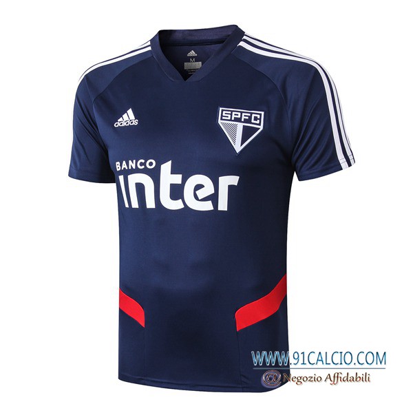 T Shirt Allenamento Sao Paulo FC Blu 2019 2020