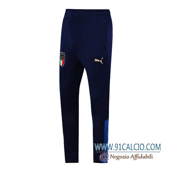 Pantaloni Allenamento Italia Blu Reale 2019 2020