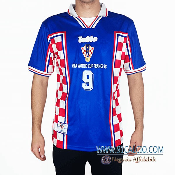 Maglie Calcio Croatie Seconda 1998