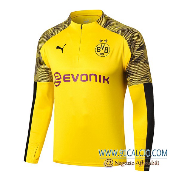 Felpa da training Dortmund BVB Giallo 2019 2020