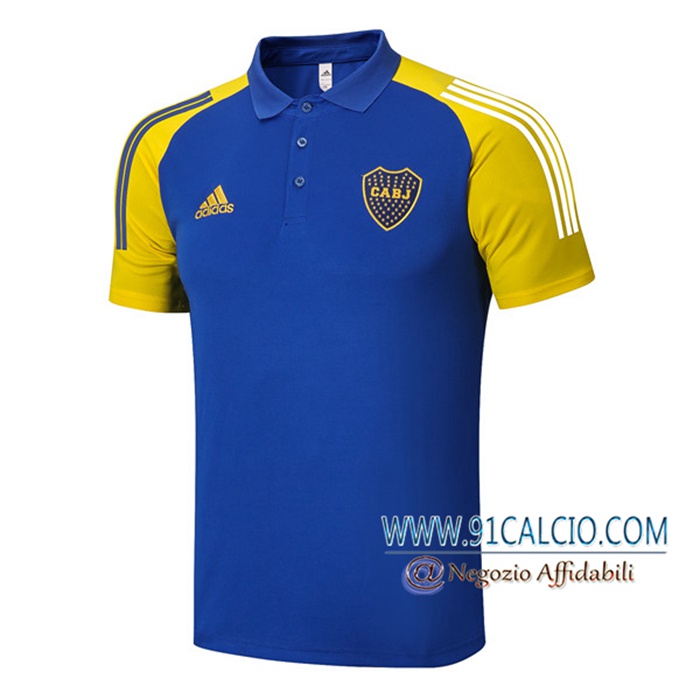 Maglia Polo Boca Juniors Blu 2020/2021