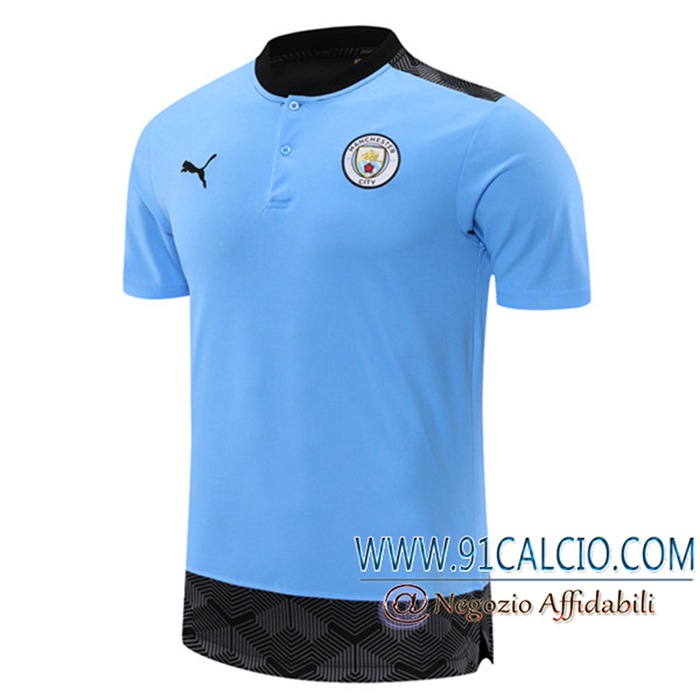 Numeri T Shirt Allenamento Manchester City Blu 2021/2022