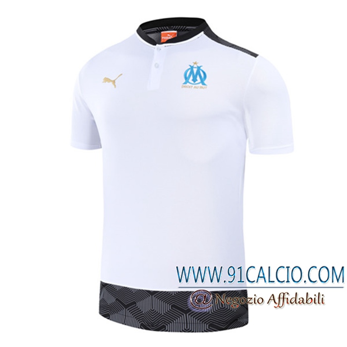Nuova T Shirt Allenamento Marsiglia OM Bianca 2021/2022