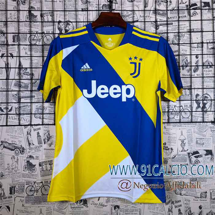 Le Nuove T Shirt Allenamento Juventus Blu/Giallo 2021/2022