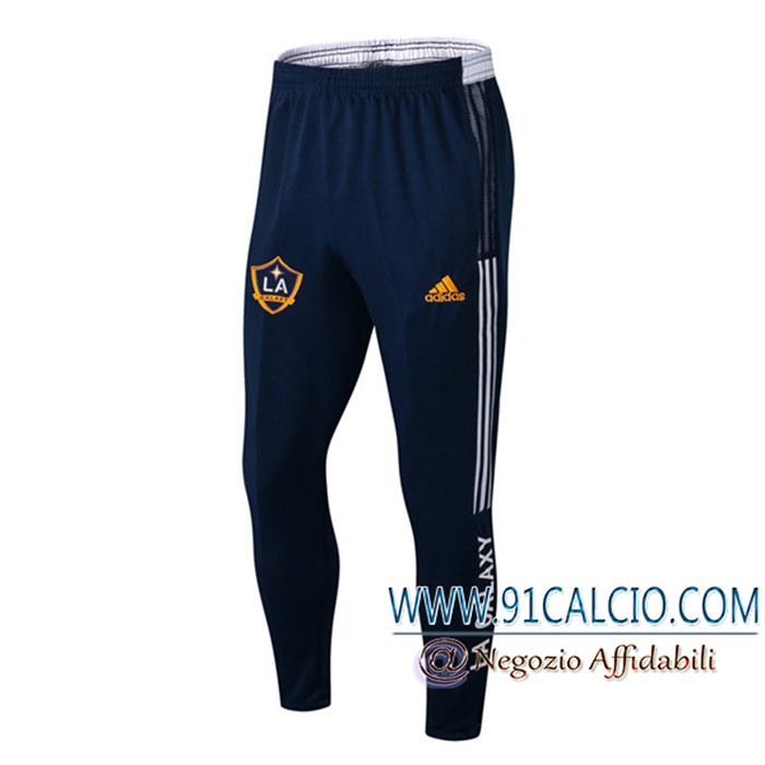 Pantaloni Da Training LA Galaxy Blu Navy 2021/2022 Pantaloni Da Training LA Galaxy Blu Navy 2021/2022