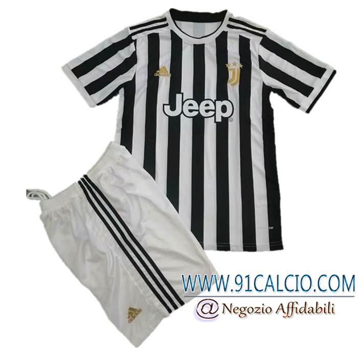 Nuove Maglie Calcio Juventus Bambino Prima 2021/2022