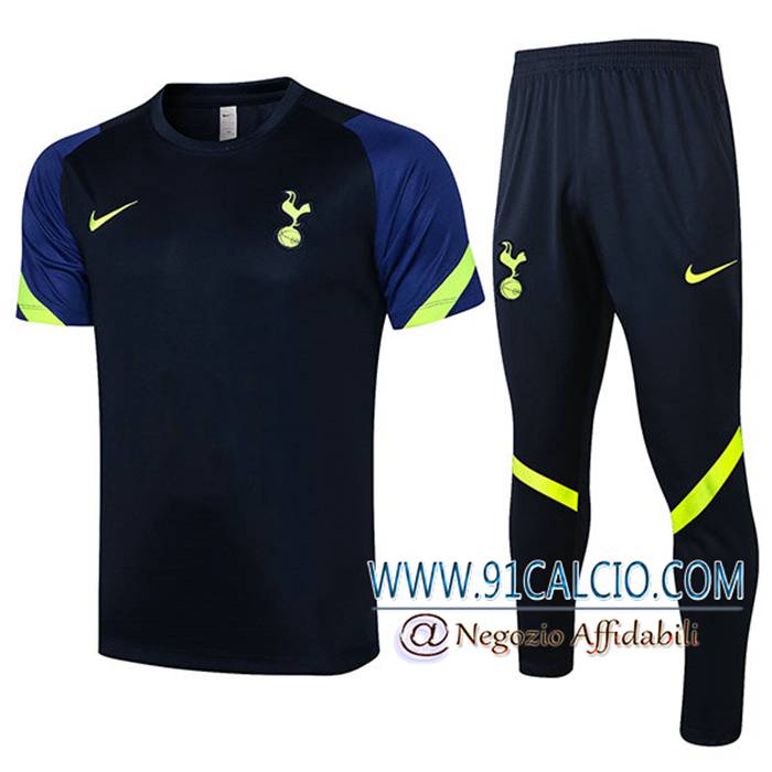 Kit Maglia Polo Tottenham Hotspur + Pantaloni Blu 2021/2022
