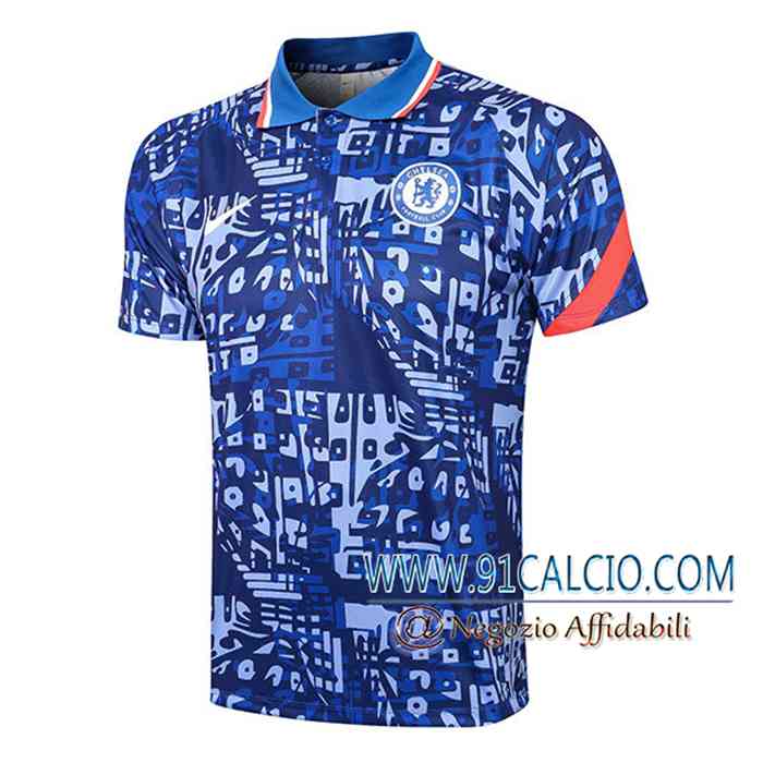 Maglia Polo FC Chelsea Blu 2021/2022