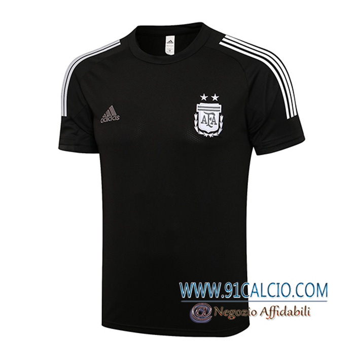 Creare T Shirt Allenamento Argentina Nero 2020/2021