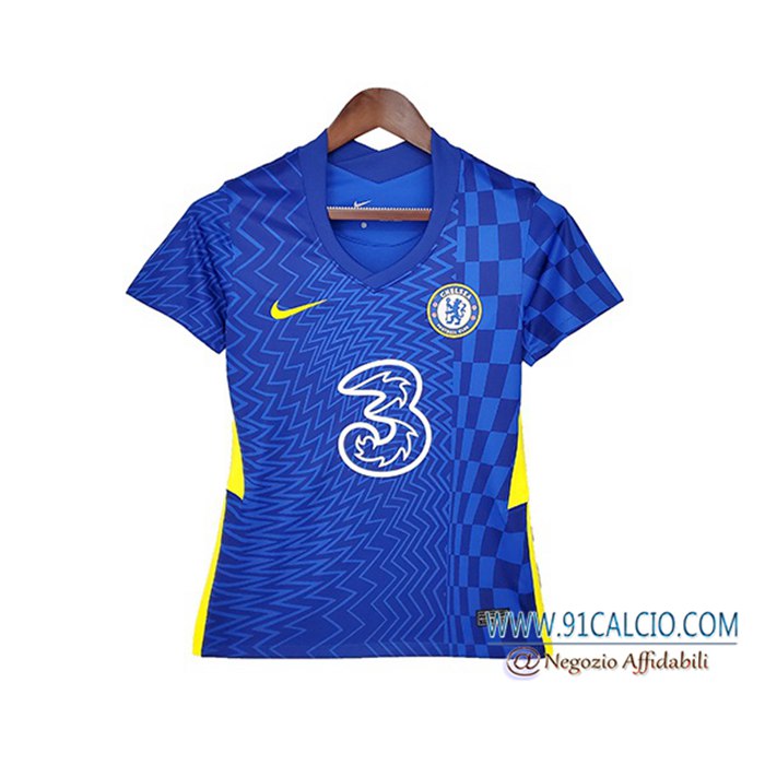 Creare Maglie Calcio FC Chelsea Donna Prima 2021/2022