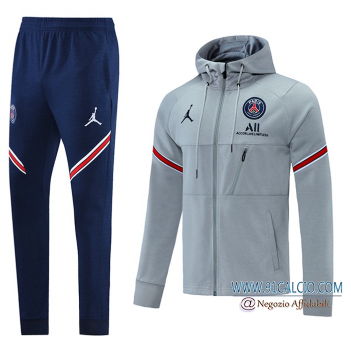 tuta psg jordan rossa