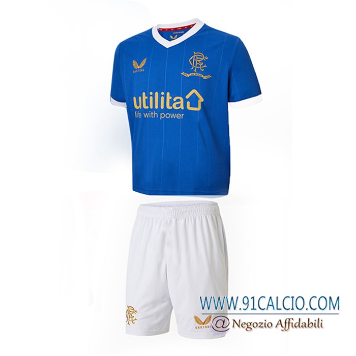 Maglie Calcio Rangers FC Bambino Prima 2021/2022
