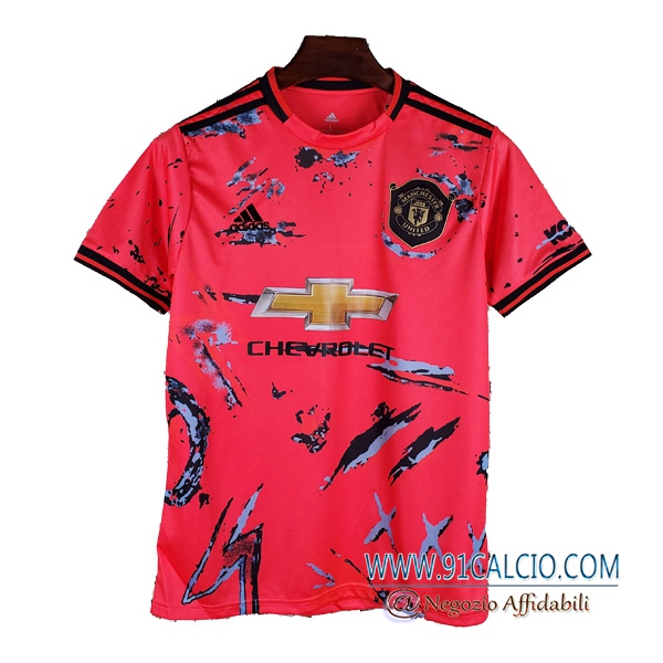 T Shirt Allenamento Manchester United Rosso 2020 2021