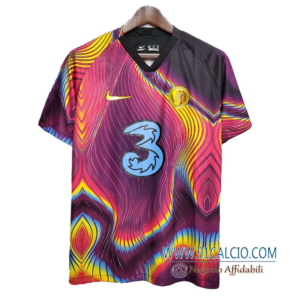 T Shirt Allenamento FC Chelsea Rosso 2020 2021