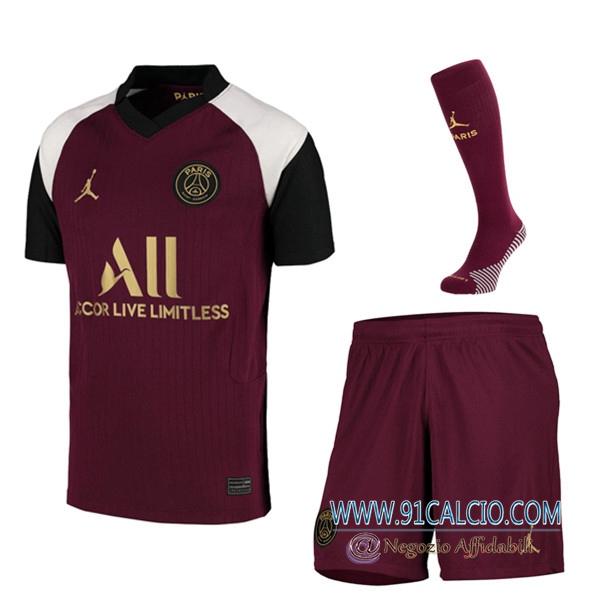Kit Maglie Calcio PSG Terza (Pantaloncini Calzettoni) 2020/2021 ...