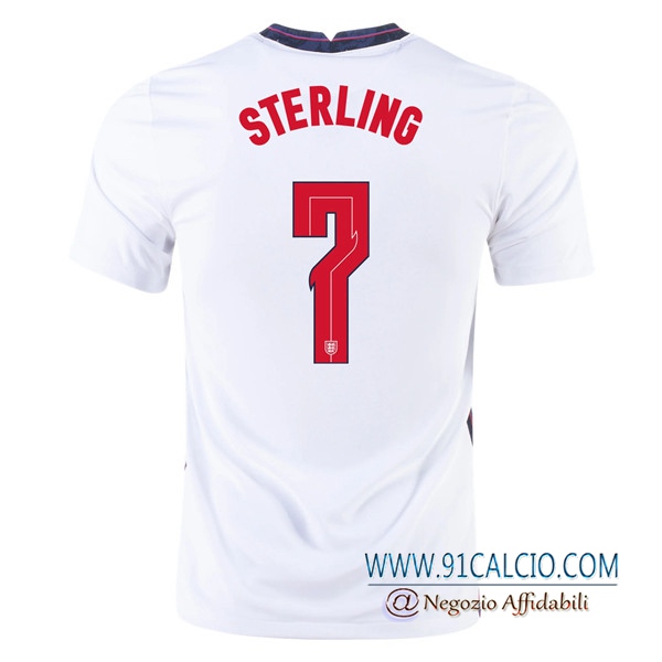 Maglie Calcio Inghilterra (Sterling 7) Prima UEFA Euro 2020