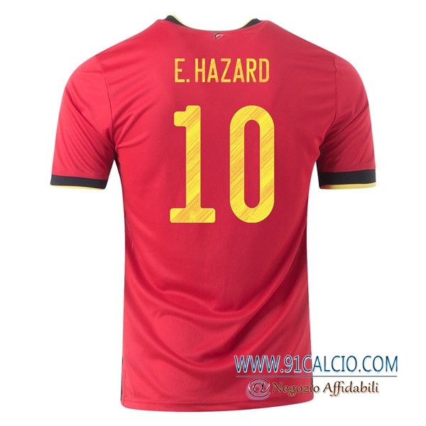 Maglie Calcio Belgio (E.Hazaro 10) Prima UEFA Euro 2020 | 91calcio