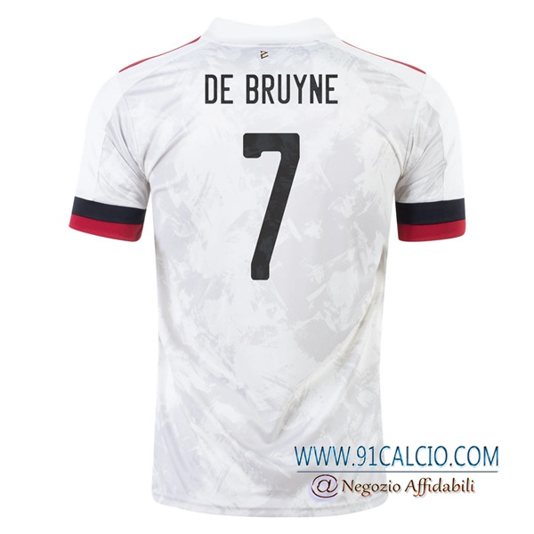 Maglie Calcio Belgio (DE bruyne 7) Seconda UEFA Euro 2020