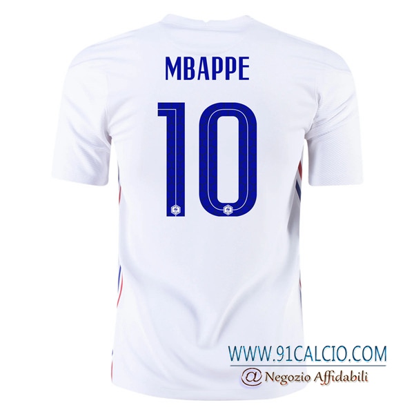 Maglie Calcio Francia (Mbappe 10) Seconda 2020/2021