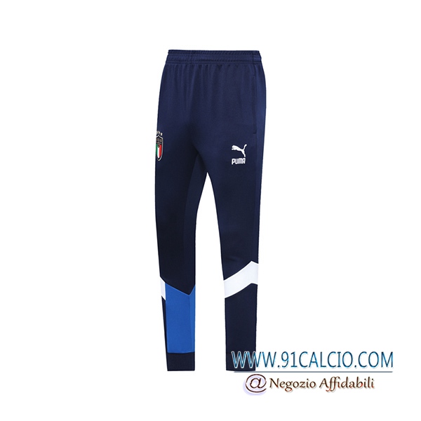 Pantaloni Allenamento Italia Blu Royal 2020 2021