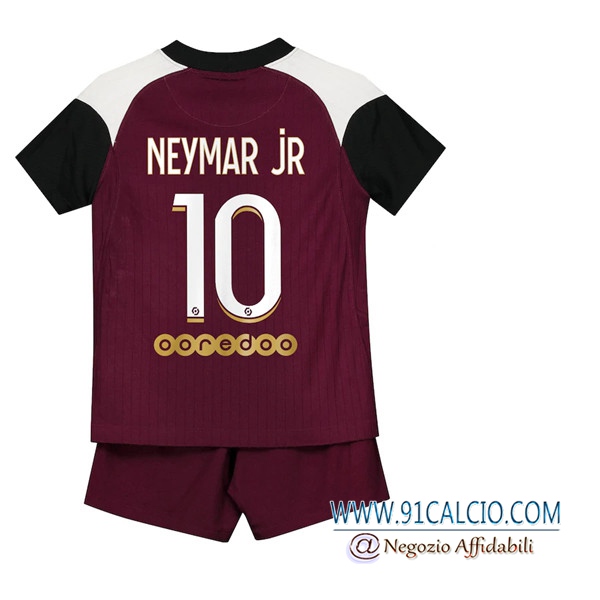Maglie Calcio PSG (Neymar Jr 10) Bambino Terza 2020/2021 | 91calcio