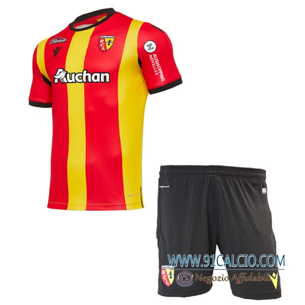 Maglie Calcio RC Lens Bambino Prima 2020/2021 Maglie Calcio RC Lens Bambino Prima 2020/2021