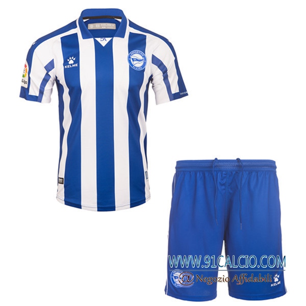 Maglie Calcio Deportivo Alaves Bambino Prima 2020/2021