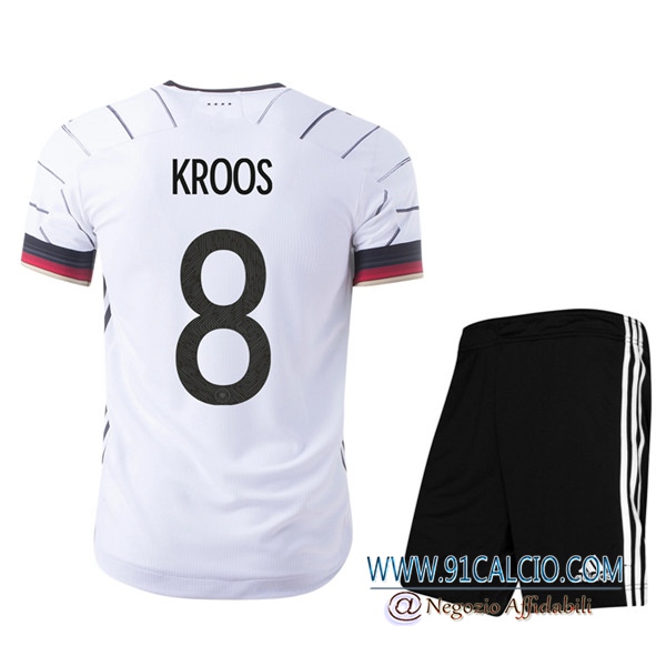 Maglie Calcio UEFA Euro 2020 Germania (Kroos 8) Bambino Prima