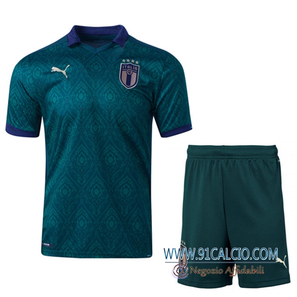 Kit Maglie Calcio Italia Terza + Pantaloncini UEFA Euro 2020