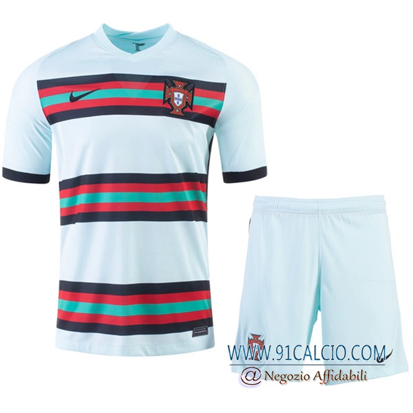 Kit Maglie Calcio Portogallo Seconda + Pantaloncini 2020/2021