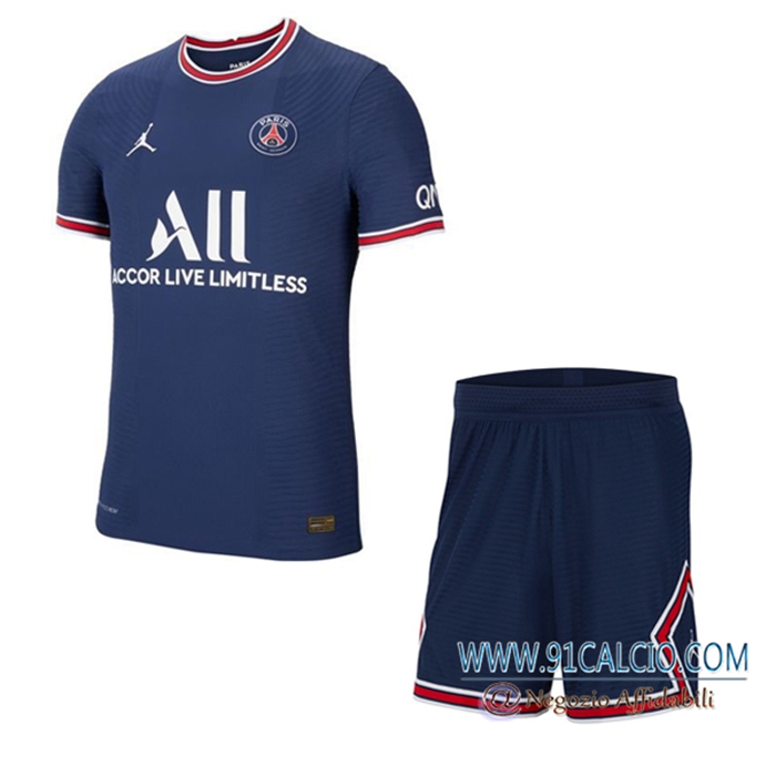 Kit Maglie Calcio Jordan PSG Prima + Pantaloncini 2021/2022