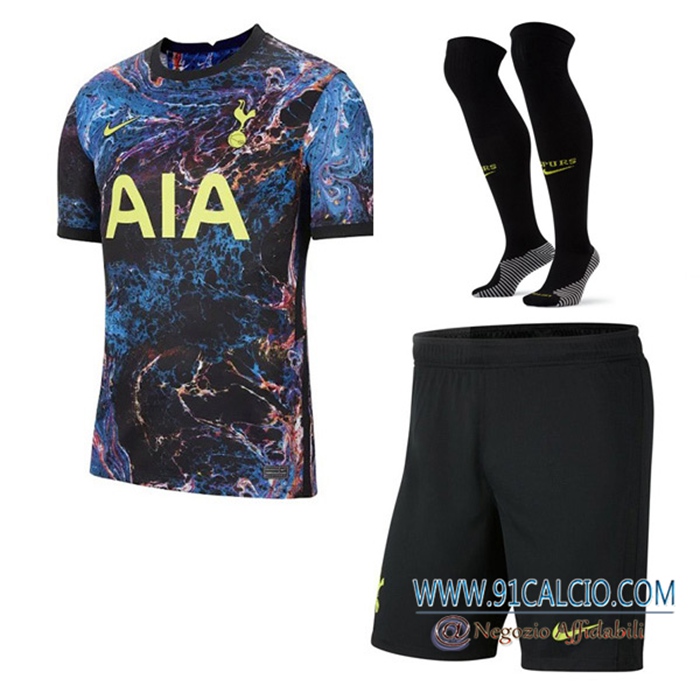 Kit Maglie Calcio Tottenham Hotspur Seconda (Pantaloncini + Calzettoni) 2021/2022