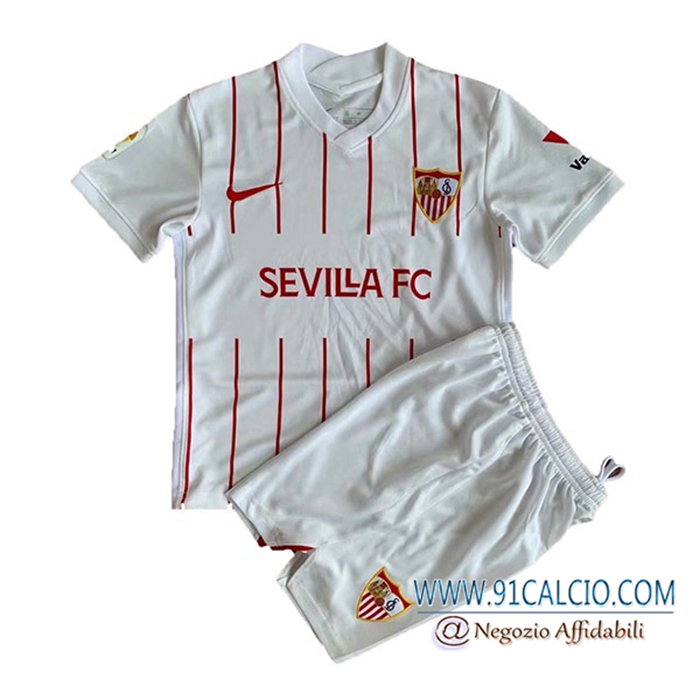 Maglie Calcio Sevilla FC Bambino Prima 2021/2022