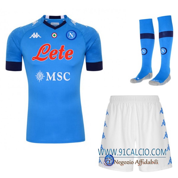 Kit Maglia Calcio SSC Napoli Prima (Pantaloncini Calzini) 2020 ...