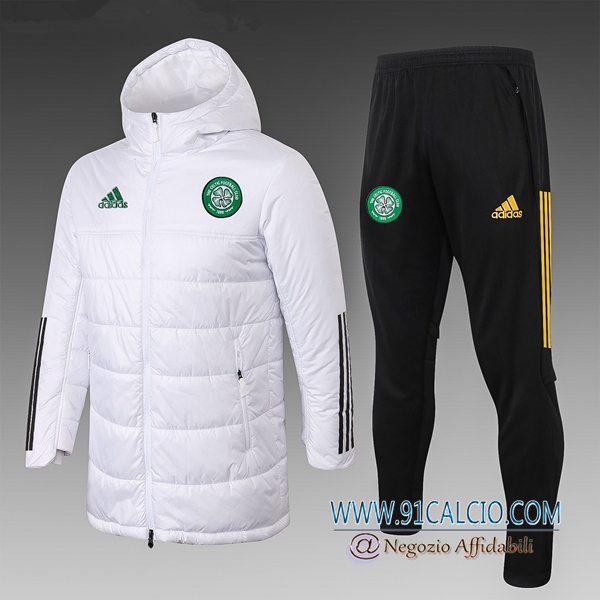 Piumino Calcio Celtic Bianco + Pantaloni 2020 2021
