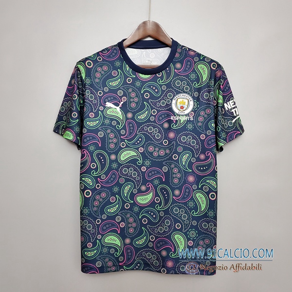 T Shirt Allenamento Manchester City Verde 2020 2021 | 91calcio