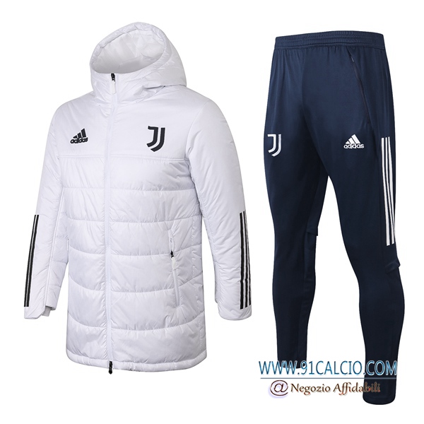 Piumino Calcio Juventus Bianco 2020 2021