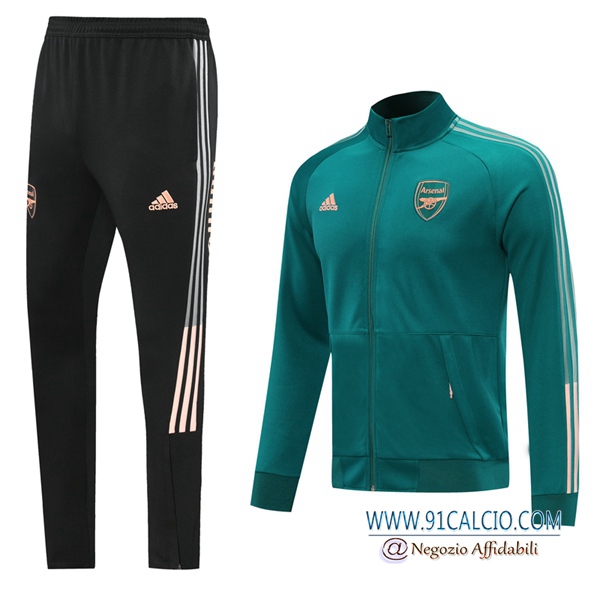 Tuta Allenamento Arsenal Blu 2020 2021 Giacca + Pantaloni
