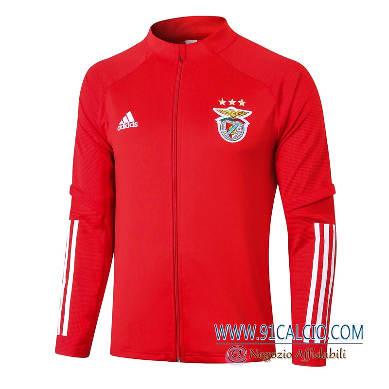 Giacca Calcio S.L.Benfica Rosso 2020 2021