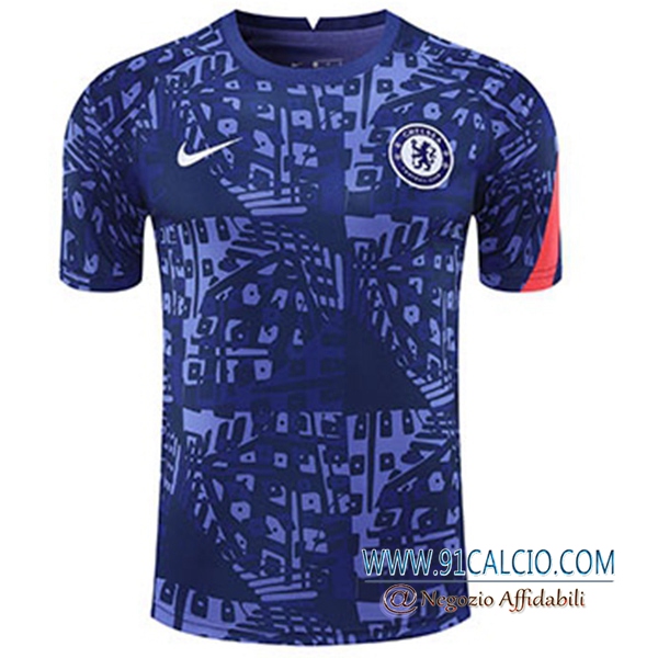 T Shirt Allenamento FC Chelsea Blu 2020/2021 | 91calcio