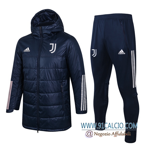 Piumino Calcio Juventus + Pantaloni Blu Marin 2020 2021