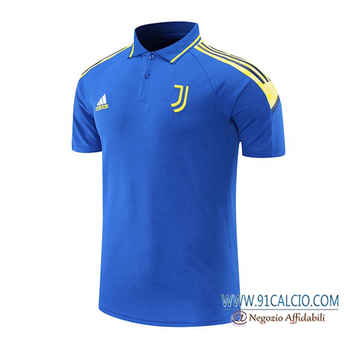 Maglia Polo Juventus Blu/Giallo 2021/2022