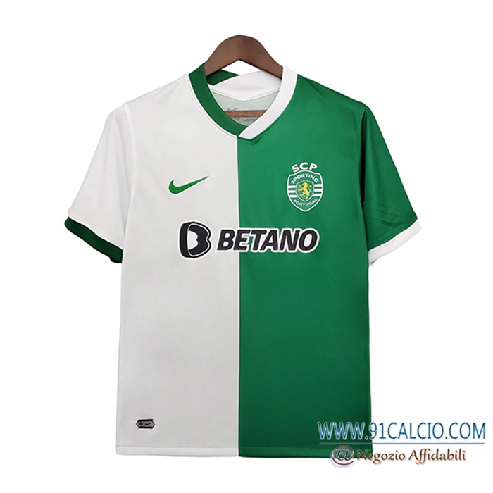 T Shirt Allenamento Sporting CP Verde/Bianca 2021/2022 T Shirt Allenamento Sporting CP Verde/Bianca 2021/2022
