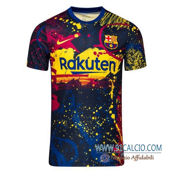 T Shirt Allenamento FC Barcellona Ossidiana Nero 2019 2020
